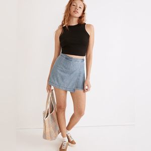 Denim Mini Skort in Canham Wash: TENCEL Denim Edition sz 27